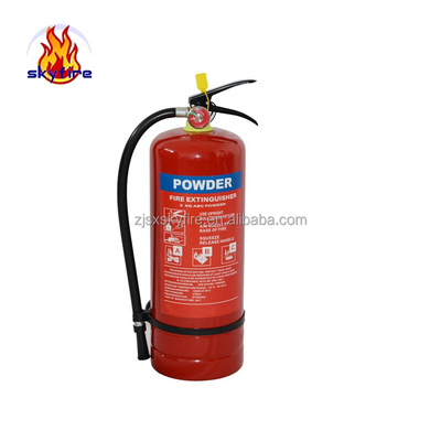 Steel Fire Extinguishing ABC 6kg Portable Dry Powder Fire Extinguisher ST12